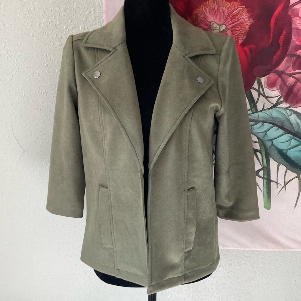 3/$15 NWT Olive Moto Blazer